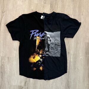 MTV Black and Purple Graphic Tee